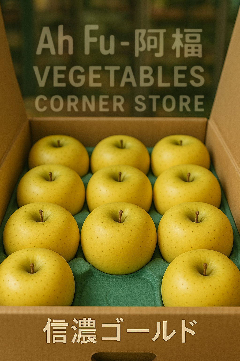 🍏 Japanese Shinano Gold Apple (信濃ゴールド) – Aomori Prefecture